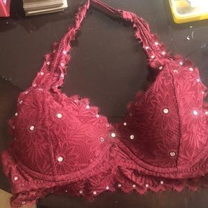 Custom rhinestone VS PINK bra